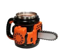 Fnaekier Tea Mugs - 400ml Fun Chainsaw Design Water Drinkware,Coffee Cup | for Women Men Home Kitchen Bar Birthday Christmas Office Home