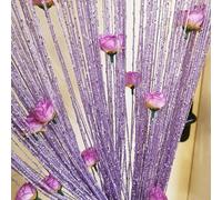 Fnaekier Thread Door Curtain, 2024 New Beaded Curtains At The Door, Room Divider Decoration, Privacy Curtain For Doorway, Hanging Tassel Curtain For Home Décor Door Windows 78x40 Inch