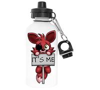 FNAF Plush Foxy It's Me Pollutant Free White Water Bottle Aluminium For Outdoors