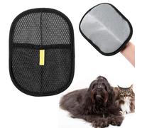 FNANJWQ 2 Pcs Pet Hair Removal Glove Reusable Cat & Dog Electrostatic Pet Hair Remover Glove Washable Double-Sided Dog Grooming Gloves for Furniture Bed Carpet Clothes Sofa
