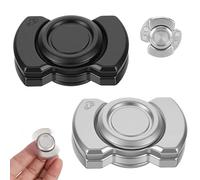 FNANJWQ 2Pcs Metal Slider Clicker, 3-in-1 Fidget Toy, ADHD Stress Relief