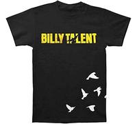 FNASVBOUO Billy Talent Men's Birds T-Shirt Black
