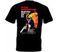FNASVBOUO The Texas Chain Saw Massacre v3 T Shirt Black Movie Poster