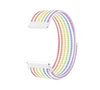 FNBDDX 16mm 18mm 20mm 22mm Nylon Strap Fit For Garmin For Forerunner 255S Band For For Venu 2 Wristband Accessories For 255 Bracelet(Color 1,22mm)