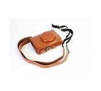 FNBDDX Camera Retro PU Leather Case Shoulder Bag Shoot Protective Cover SX740 SX730HS Fit for Canon for PowerShot HS SX730 SX720(Brown)