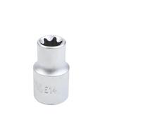 FNBDDX E Type Sockets 1/2 Tool E10 E11 E24 Female Torx Socket for Ratchet Star Box End Wrench Head E12 E14 E16 Hand Tools(E14)