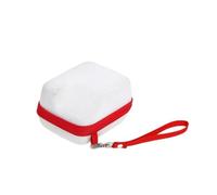 FNBDDX Fit for Instant Camera Storage Bag Hard Carrying Case Portable Protective Cover for Polaroid(White-Red)