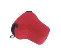 FNBDDX Neoprene Soft Case Inner Camera Bag Fit for Canon SX70 SX60 SX50 EOS R8 RP R50 with RF 24mm 35mm 15-30mm 24-50mm 24-105mm for STM Lens(Red)