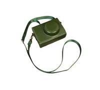 FNBDDX PU Camera Bag Suitable Fit for Sony for ZV-1II Digital Case Zv-1F Zv-1/GR2/3 Portable Accessories(Horizontal Green)