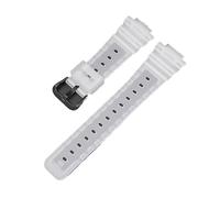 FNBDDX Resin Solid Stainless Steel Buckle Watch Strap Fit For Casio For GSHock Dw5600 Gw5000 Gw5035 DW-6900 Series Watchband(Transparent-Black-K5)
