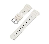 FNBDDX Resin Solid Stainless Steel Buckle Watch Strap Fit For Casio For GSHock Dw5600 Gw5000 Gw5035 DW-6900 Series Watchband(White-Steel-K5)