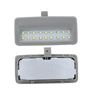 FNCVTM Ceiling Light 2Pcs LED Interior Sun Visor Vanity Mirror Lamp Lights Car Accessories For BMW 5 Series F07 F10 F11 7 F01 F02 F03 F04(Grey)