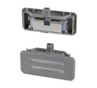 FNCVTM Ceiling Light 2Pcs LED Interior Sun Visor Vanity Mirror Lamps Reading Lights For BMW X5 E70 X3 E90 E91 E92 E60 E61 F25 X6 E71 E72(Grey)