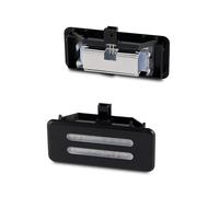 FNCVTM Ceiling Light 2Pcs LED Interior Sun Visor Vanity Mirror Lamps Reading Lights For BMW X5 E70 X3 E90 E91 E92 E60 E61 F25 X6 E71 E72(Black)