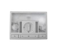 FNCVTM Ceiling Light For VW For Polo 9N 2002-2010 6QD 959 613 Y20 34D 6Q0959613 Gray & Beige Dome Reading Light Lamp Switch(Gray - Dome light)