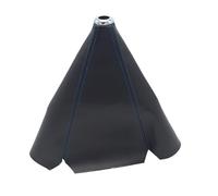FNCVTM Gear Shifter Knobs Leather Shifter AT MT Car Shift Knob Gear Gaiter Boot Cover(Blue Line)