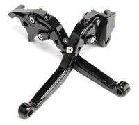 FNCVTM Motorcycle Handle Brake Clutch Lever for Triumph 675 Street Triple 2008-2016 Modified CNC Aluminum Alloy Length Adjustable Foldable Brake Clutch Lever(Black)