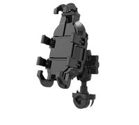 FNCVTM Motorcycle Phone Clip Motorcycle Mobile Phone Holde Shockproof Adjustable Handlebar Mirror Mount GPS Bracket Accessories(Handle Bar Mounting)
