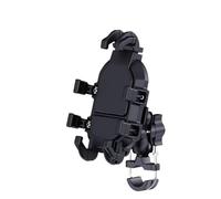 FNCVTM Motorcycle Phone Clip Motorcycle Shock Absorption Phone Holder Stable Anti-shake 360° Rotation Adjustment Handlebar GPS Navigation Brack(Handle bar black)