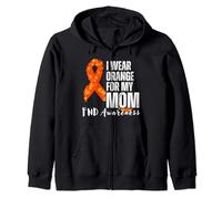 FND For My Mom Functional Neurological Disorder Awareness Zip Hoodie