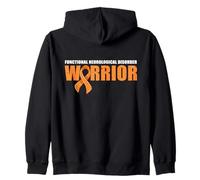 FND Warrior Shirt Functional Neurological Disorder Awareness Zip Hoodie