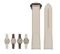 FNDWJ 20mm Watch Strap For Omega X Swatch Joint MoonSwatch celestial Sports Curved End watches Band NEW Rubber Silicone Watchbands(Khaki 3)