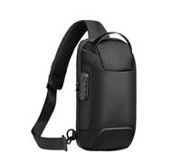 FNDWJ Chest Bag Men Crossbody Bags Big Capacity Sport Motor Chestbag Men Chest Packs Oxford Commuter Bags Men Chestbags(Black)