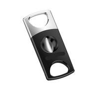 FNDWJ Cigar Cutter Multi Functional V Cut Clipper - 3 in 1 Portable Manual Guillotine, Desktop Travel Pocket Accessory Tool Set(B)