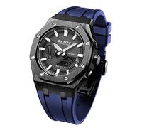 FNDWJ GA2100 MOD Kit For GA2110ET-8A Metal Watch Case Silicone Strap 316 Stainless Steel Modified Accessories Bracelet Bezel bands(Black 9)