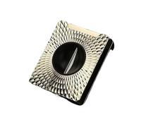 FNDWJ Spring-Loaded V-Cutter - Zinc Alloy Metal Trimmer with Hole Puncher, Portable Pocket Tool for Various Gauges(B)