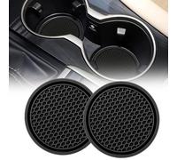 FNDYMNPG 2Pcs Car Cup Holder Coasters, for Kia Sportage GT Line 2021 2022 2023 Vehicle Interior Accessories Car Cup Coaster for Car Cup Holder