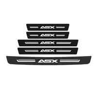 FNDYMNPG 5 Pieces Car Door Sill Strips, for Mitsubishi ASX 2000-2024 Car door sill protector Car Outer Door Sill Protector Kick Plates