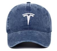 FNDYMNPG Car Baseball Cap, for Tesla Modelo 3/S/X/Y Adjustable Moisture Wicking Cars Baseball Caps Casual Baseball Cap Car Fans Hats,S-D