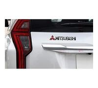 FNDYMNPG Car Trunk Badge, for Mitsubishi ASX V3 EVO Outlander Hood Trunk Emblem Sticker Emblem Front and Rear Trunk Car Decoration Styling Accessories,B