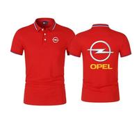 FNDYMNPG Men's Car T-Shirt, for Opel Corsa F 2019-2023 Breathable Short Sleeve Tee Mens Sports T-Shirt Men's Casual Shirts Car Clothing,XXL-D