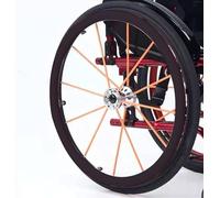 FNEDYHK Silica Gel Wheelchair Push Rim Covers, Non-Slip Wear-Resistant Hand Push Cover, 22/24 Inch Wheelchair Push Rim Covers, Improve Grip And Traction Even More,H,22in