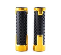 FNERRMEVC Motorcycle Handlebar For NINJA 300 400 ZX6R ZX9R ZX12R Z800 Z750 Z250 ER6N F Motorcycle Handle Grips Handlebar Ends Motorcycle Grip(GOLD)