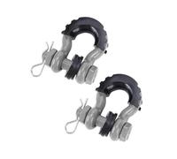 FNERRMEVC Towing Eye Cover D-Ring Anchor Shackle 5/8" Towing Gear Bow Shackle 28660lbs Break Strength(Gray)
