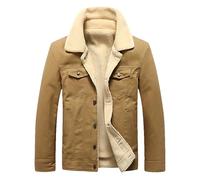 Fnfmrfmr Men's Winter Jacket Cotton Thick Warm Parka Vintage Male Military Jackets Tourism Work Coats Dark Khaki 3XL weight 75kg-80kg
