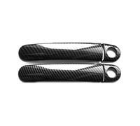 FNFTOEZGY Car Door Handle Cover for v&w Beetle A5 2012-2019 Car Exterior Door Handle Cover Cap Trim Decoration Stickers/279(2-Holecarbonfiber)