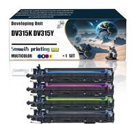 FNFTOEZGY DV315K DV315Y DV315M DV315C DV315 DV315 Developing Unit Compatible with Konica Minolta bizhub C250i C251i C300i C301i C360i Printers/200(4-Pack BK/C/M/Y)