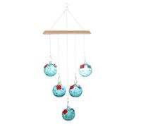 FNFTOEZGY Large Capacity Bird Feeders Clear Glass Shatterproofed Glasses Bird for Attracting Wild Birds Outdoor Clear Views Hummingbirds/20(Blue)