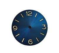 FNFTOEZGY Watch Parts Watch Dial Diameter 39mm Double-Deck Sandwich Blue Dial Green Luminous Compatible with Eta6497 6498 ST3600 ST3621 No Second Watch dial/258