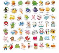 FNGEEN 464pcs Punny Teacher Stickers for Student 220 Designs, Motivational Reward Sticker for Kids Classroom Must Have Essential for Teacher Supplies Gift Positive Encouraging Sticker for Water bottle