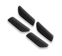 FNGMHF 4pcs Suede Car Interior Styling Handle Sticker Cover Moulding Trim Compatible with Q3 2019 2020 2021 2022 2023(Black)