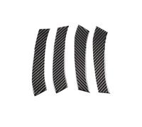 FNGMHF Car Soft Carbon Fiber Inner Door Handrail Cover Trim Compatible with Toyota Old RAV4 2006-2012