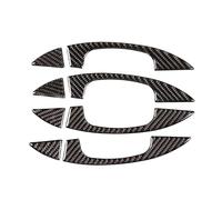 FNGMHF Car Soft Carbon Fiber Outside Door Handle Cover Trim Compatible with Touareg 2011-2018