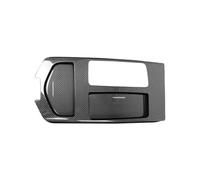 FNGMHF Carbon Fiber Center Style Console Panel Cover Trim Compatible With Maserati Ghibli 2013-2016 Black Gear Shift Car Replacement Parts