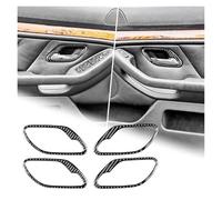 FNGMHF Compatible with BMW 5 Series E39 1998-2003 Soft Carbon Fiber Car Inner Door Handle Frame Cover Trim Interior Accessories Parts