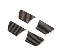 FNGMHF Compatible with Toyota Hilux 2015-2021 Soft Carbon Fiber Car Inner Door Handle Bowl Trim Cover Interior